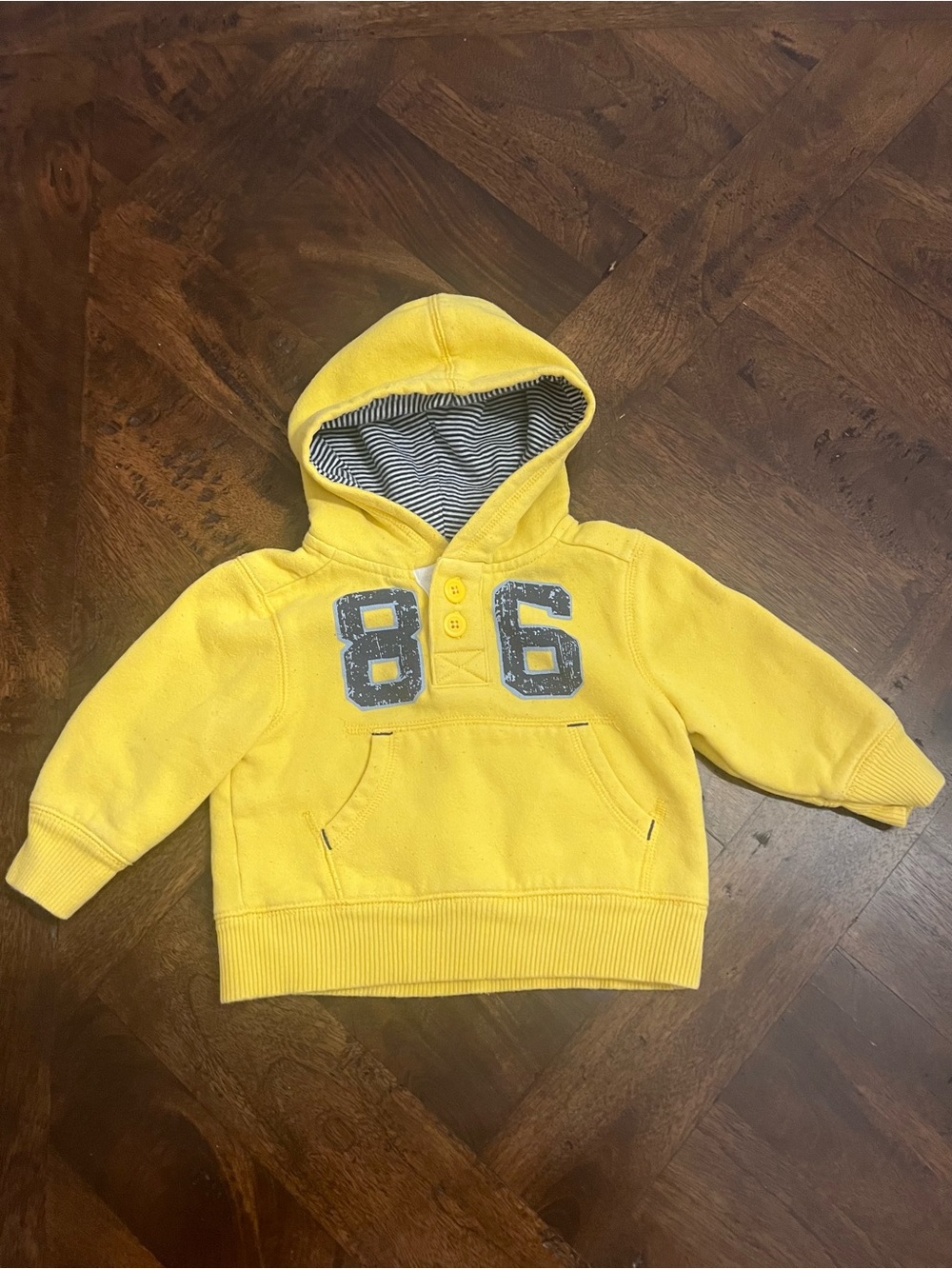Old Navy Yellow Hooded Sweatshirt